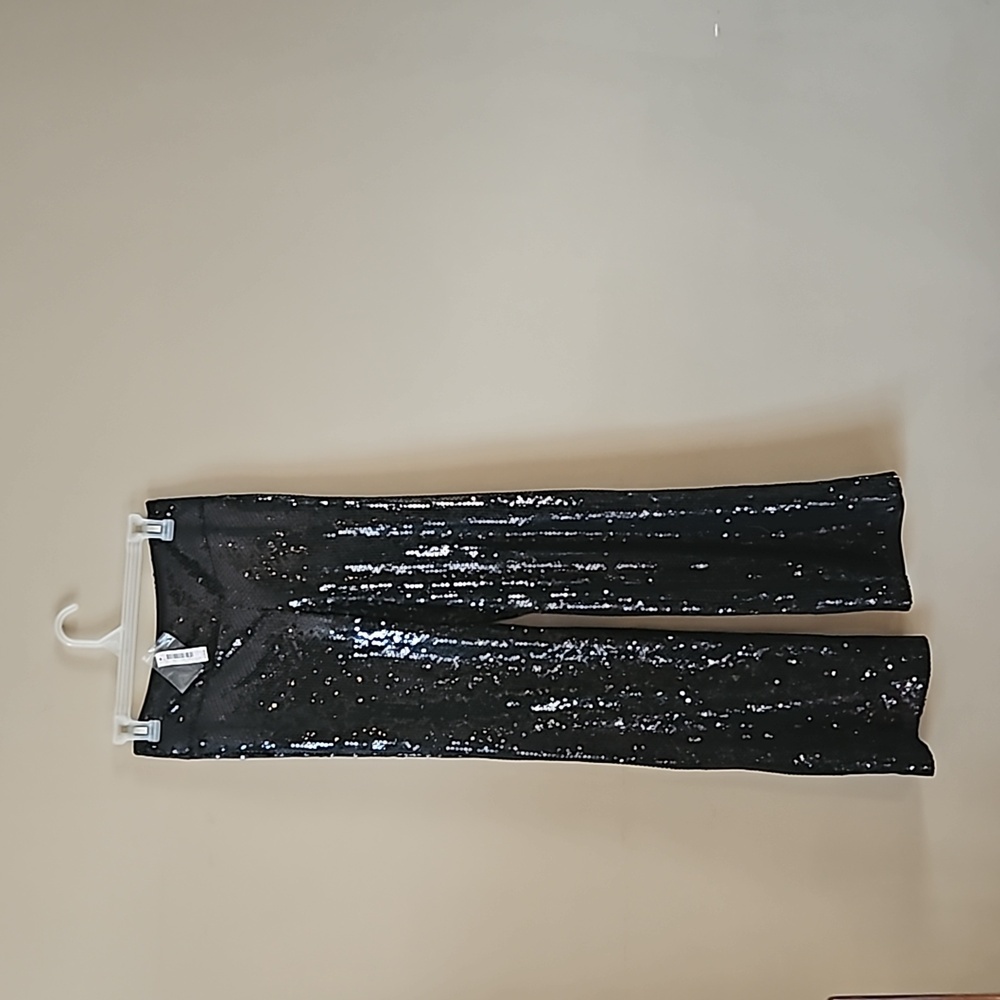 White House Black Market size 00R black sequin pants